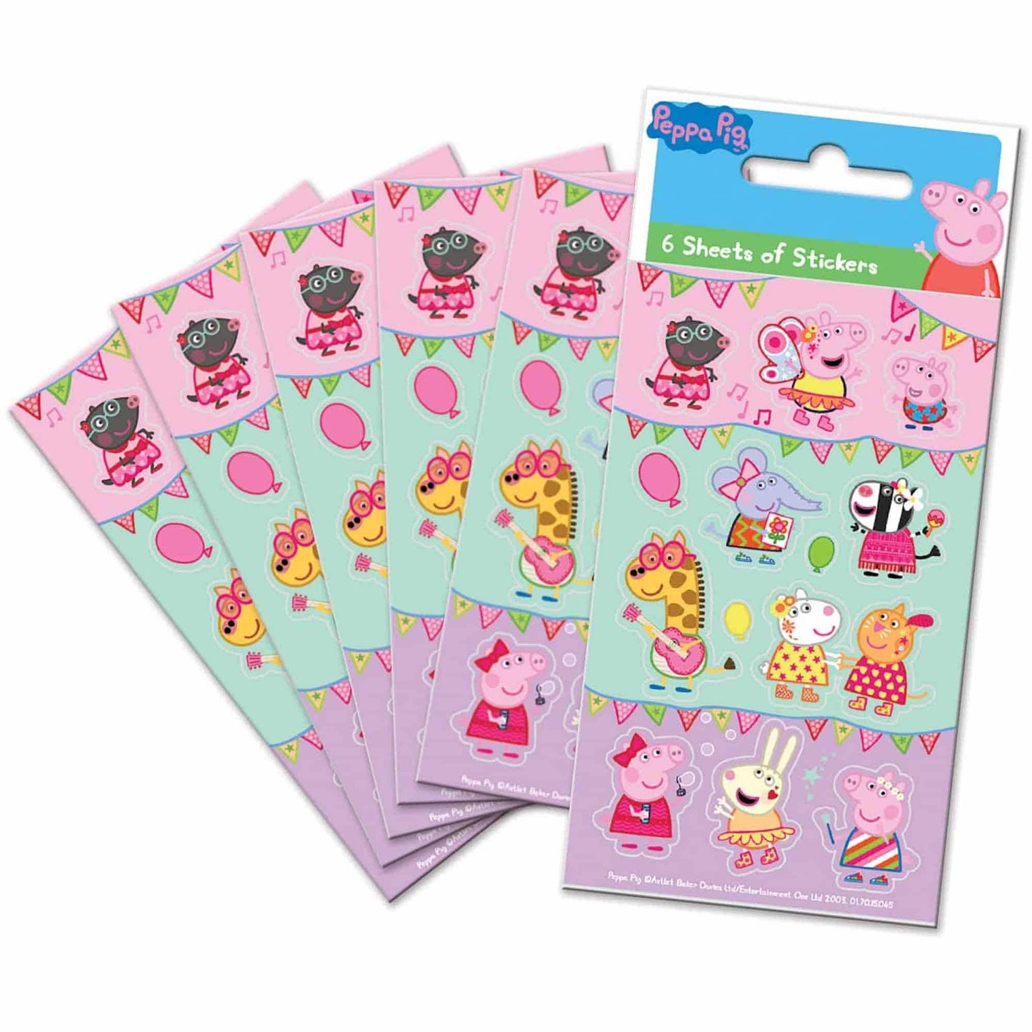 Peppa Pig Carnival Party Stickers by Paper Projects