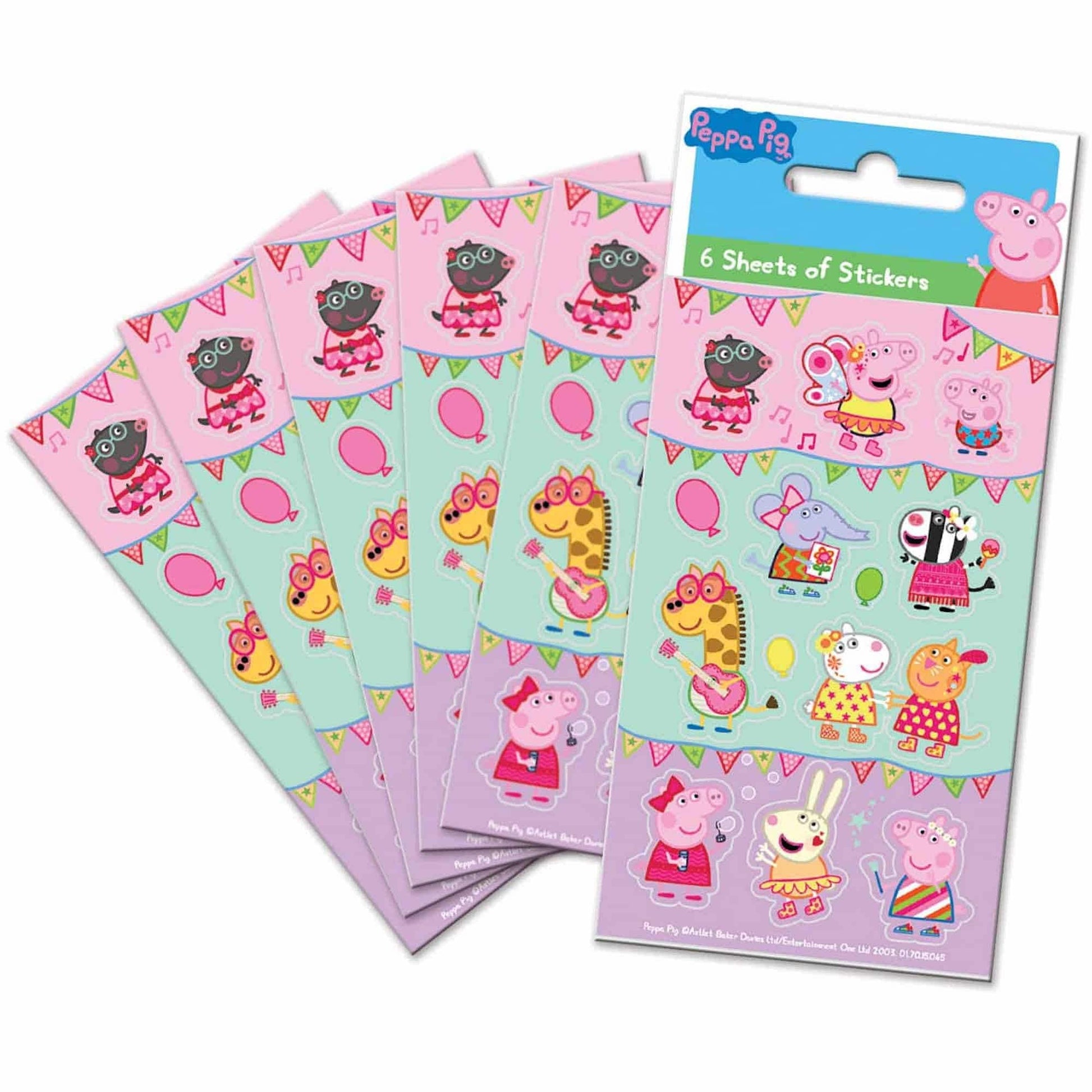 Peppa Pig Carnival Party Stickers by Paper Projects