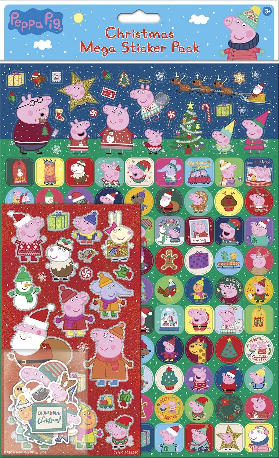 Peppa Pig Christmas Mega Stickers by Paper Projects