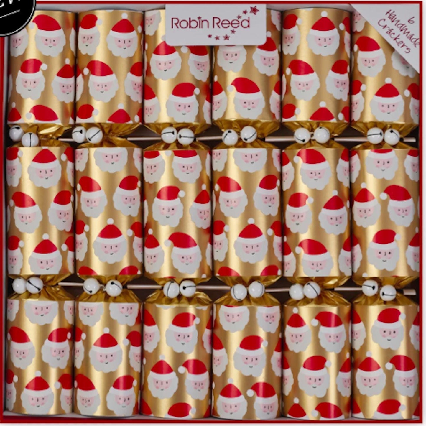 Racing Santa Christmas Crackers by Robin Reed