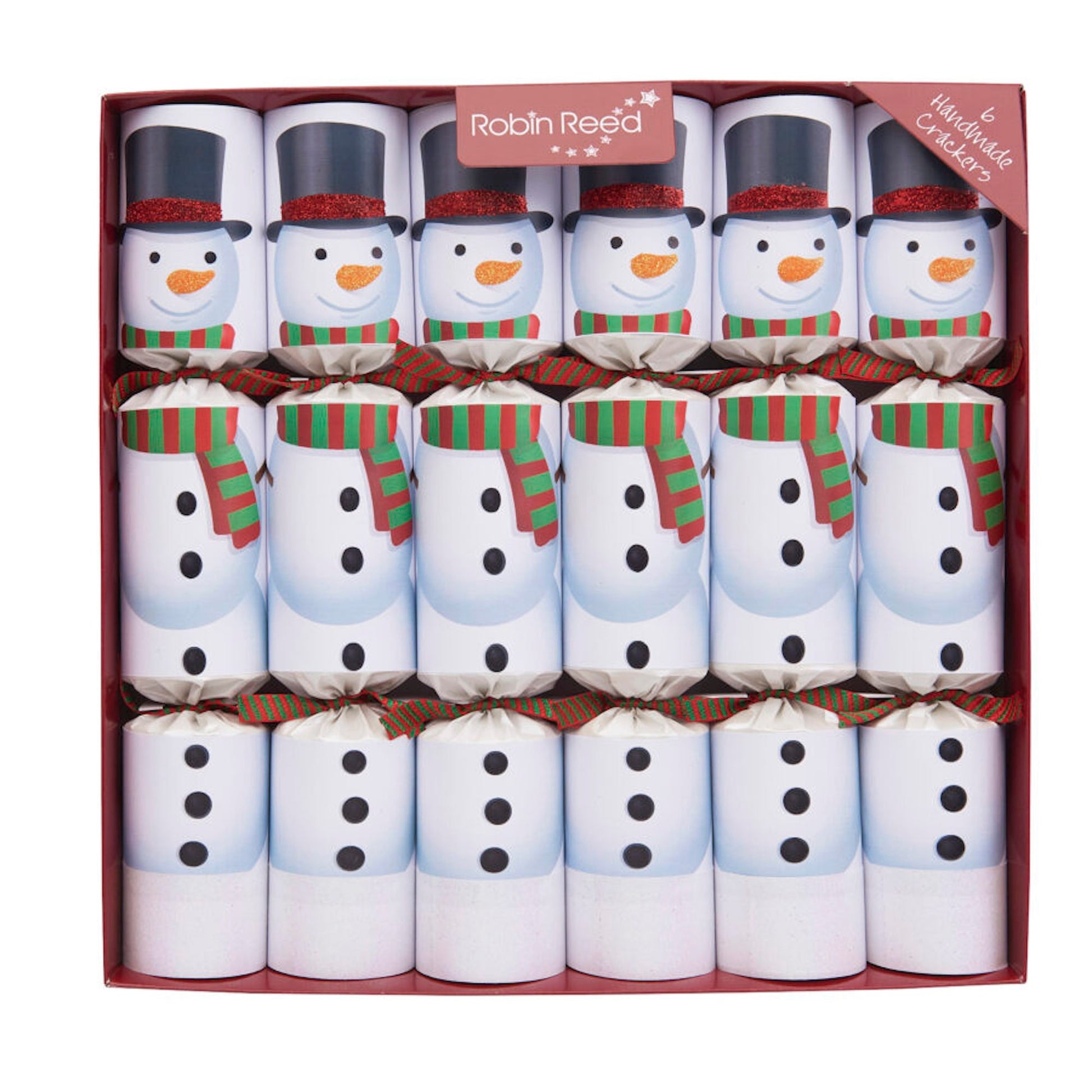 Racing Snowman Christmas Crackers by Robin Reed