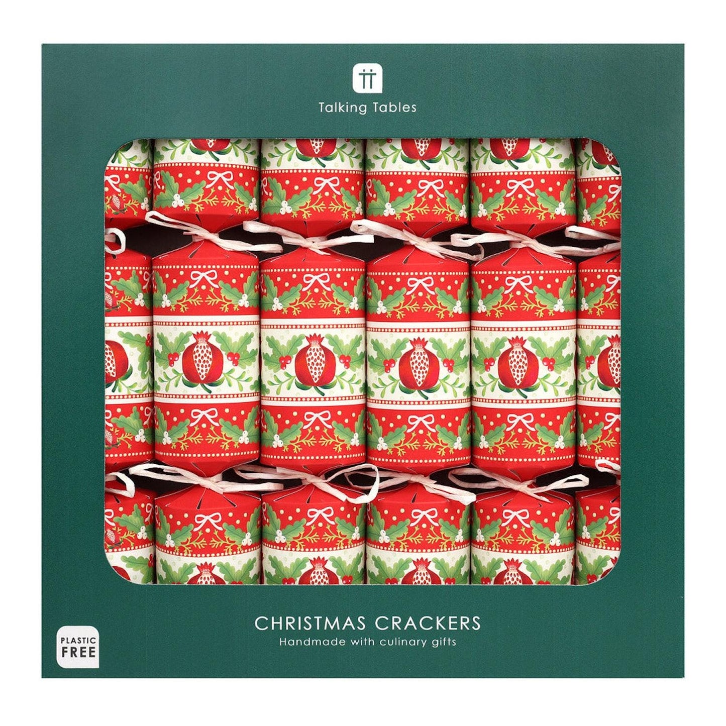 Red Folklore Christmas Crackers by Talking Tables