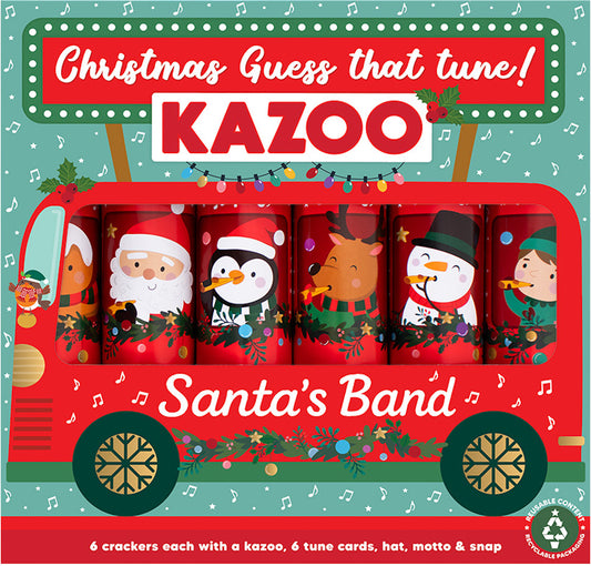 Santa's Band Kazoo Musical Crackers - One Posh Party 