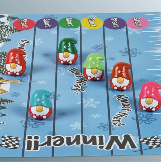 Racing Gnomes Large Handmade Luxury Christmas Crackers (6 Pack)