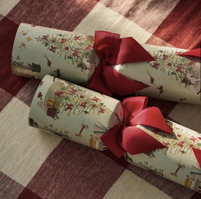 Cosy Christmas Large Handmade Luxury Christmas Crackers (6 Pack)