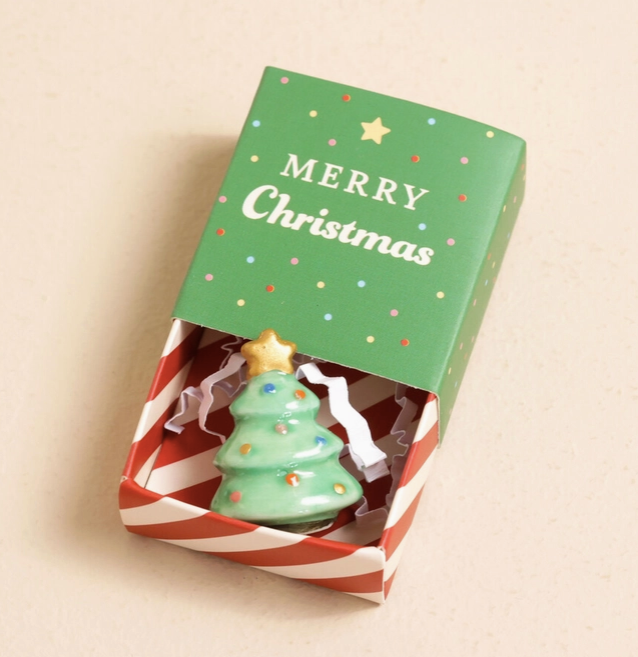 Tiny Matchbox Ceramic Tokens