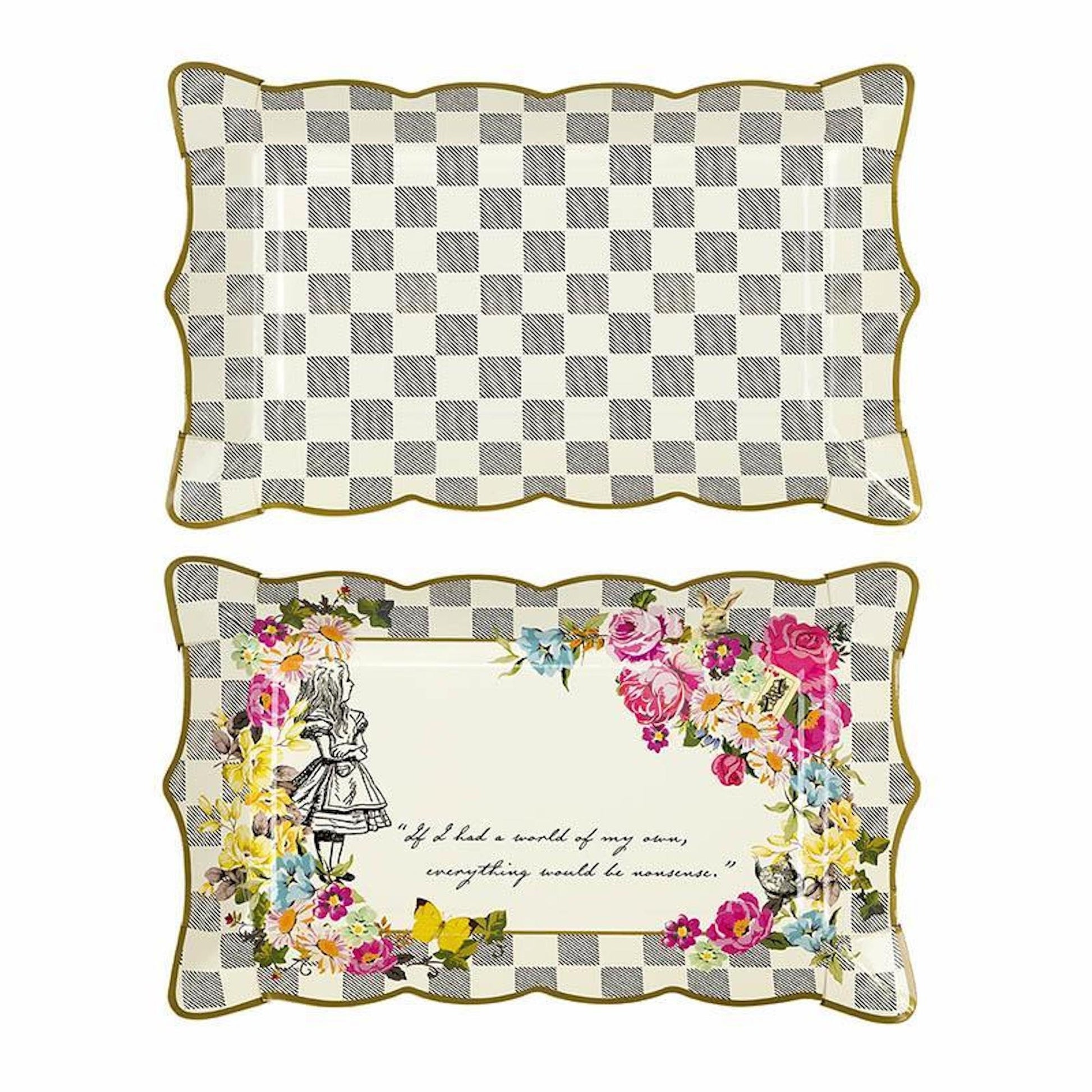 Truly Alice Party Platters by Talking Tables