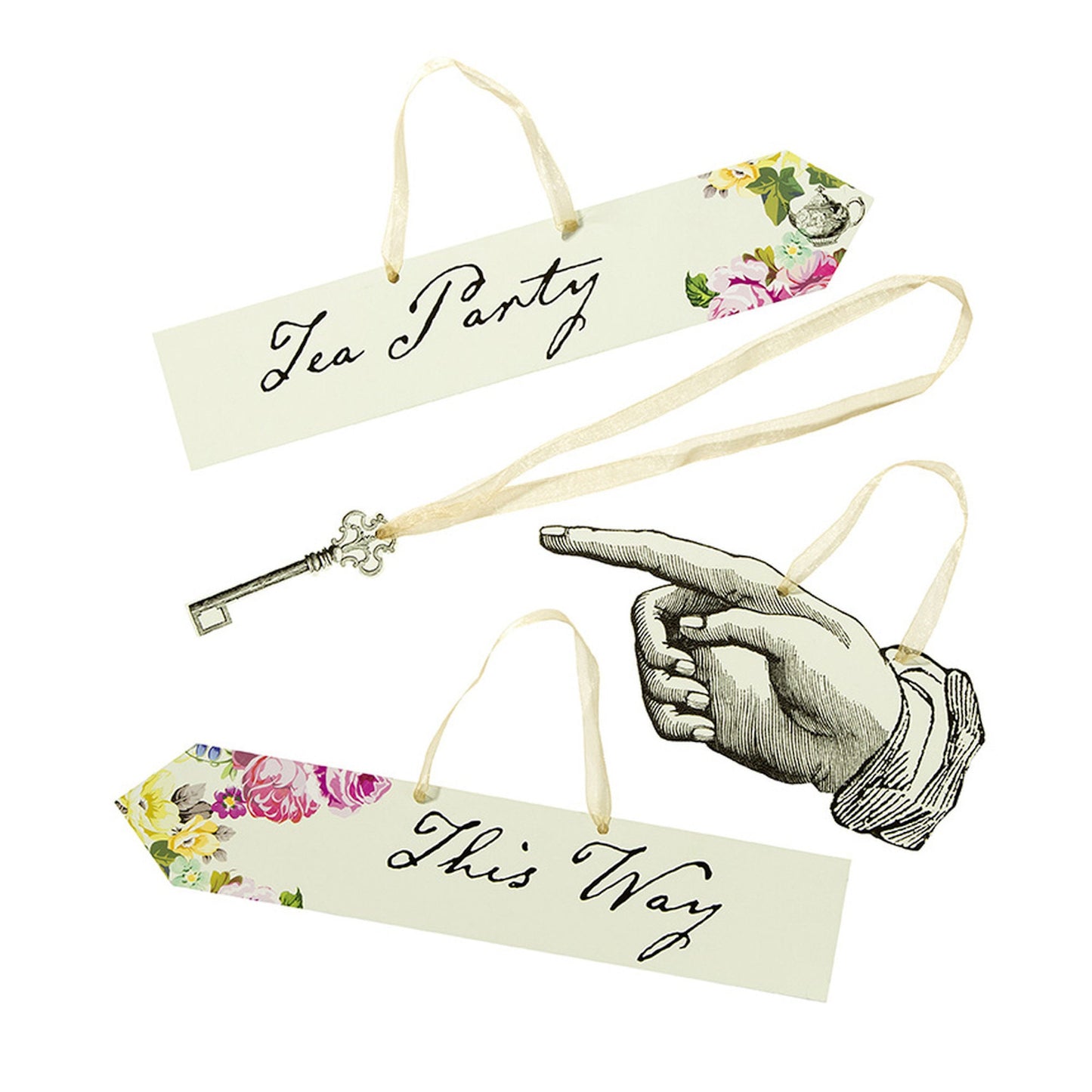 Truly Alice Scene Setter Party Signs by Talking Tables