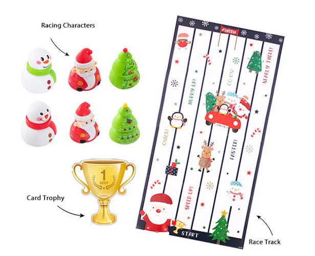 Santa's Present Dash Large 12" Christmas Crackers Festive Family Fun (6 Pack)