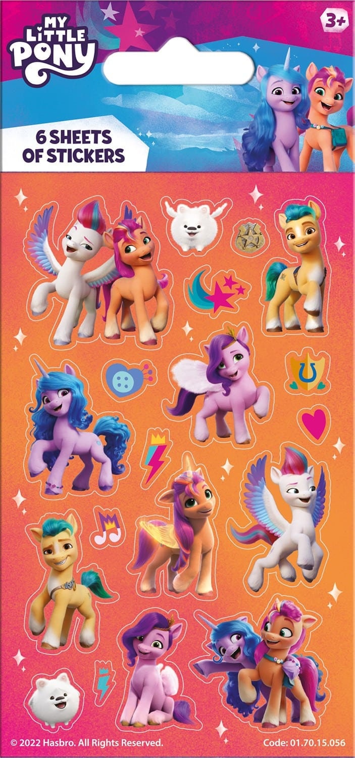 My Little Pony Party Stickers (6 Sheets)
