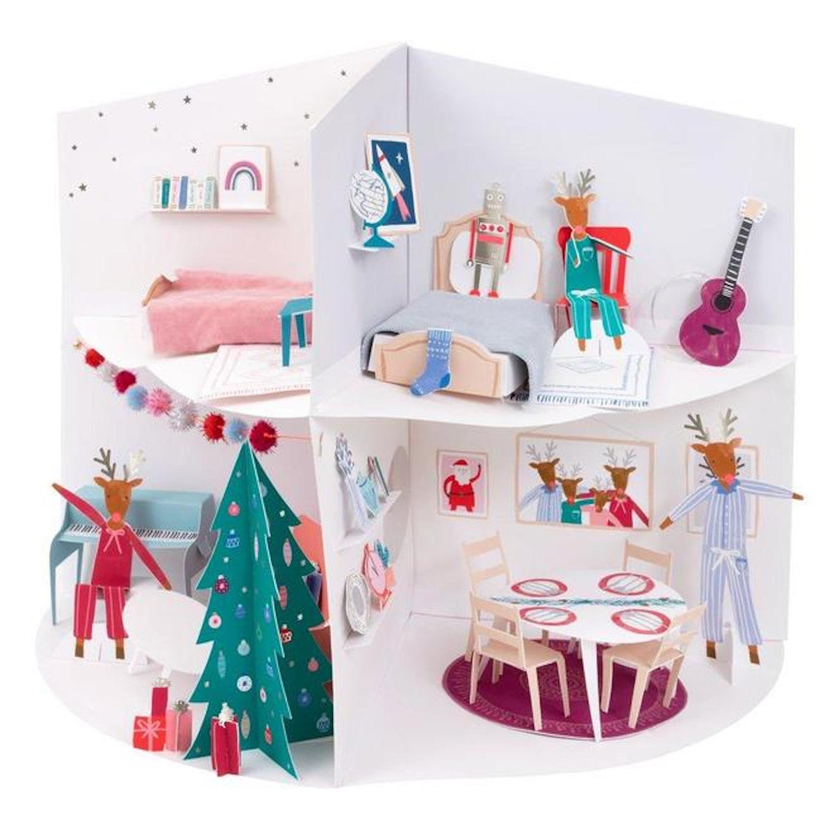 Luxury Festive House Paper Advent Calendar