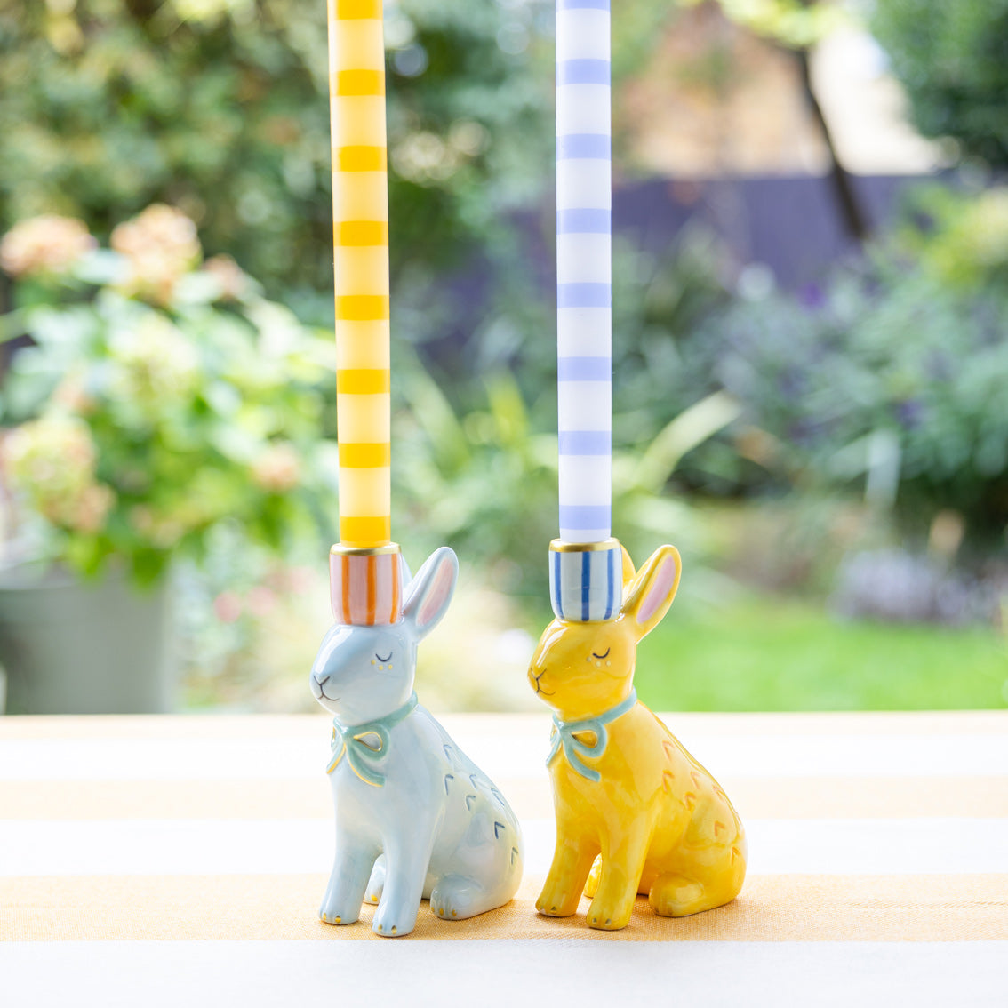 Bunny Ceramic Dinner Candle Holder