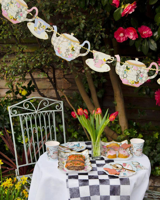 Truly Alice Mad Hatter Tea Party Teapot Bunting