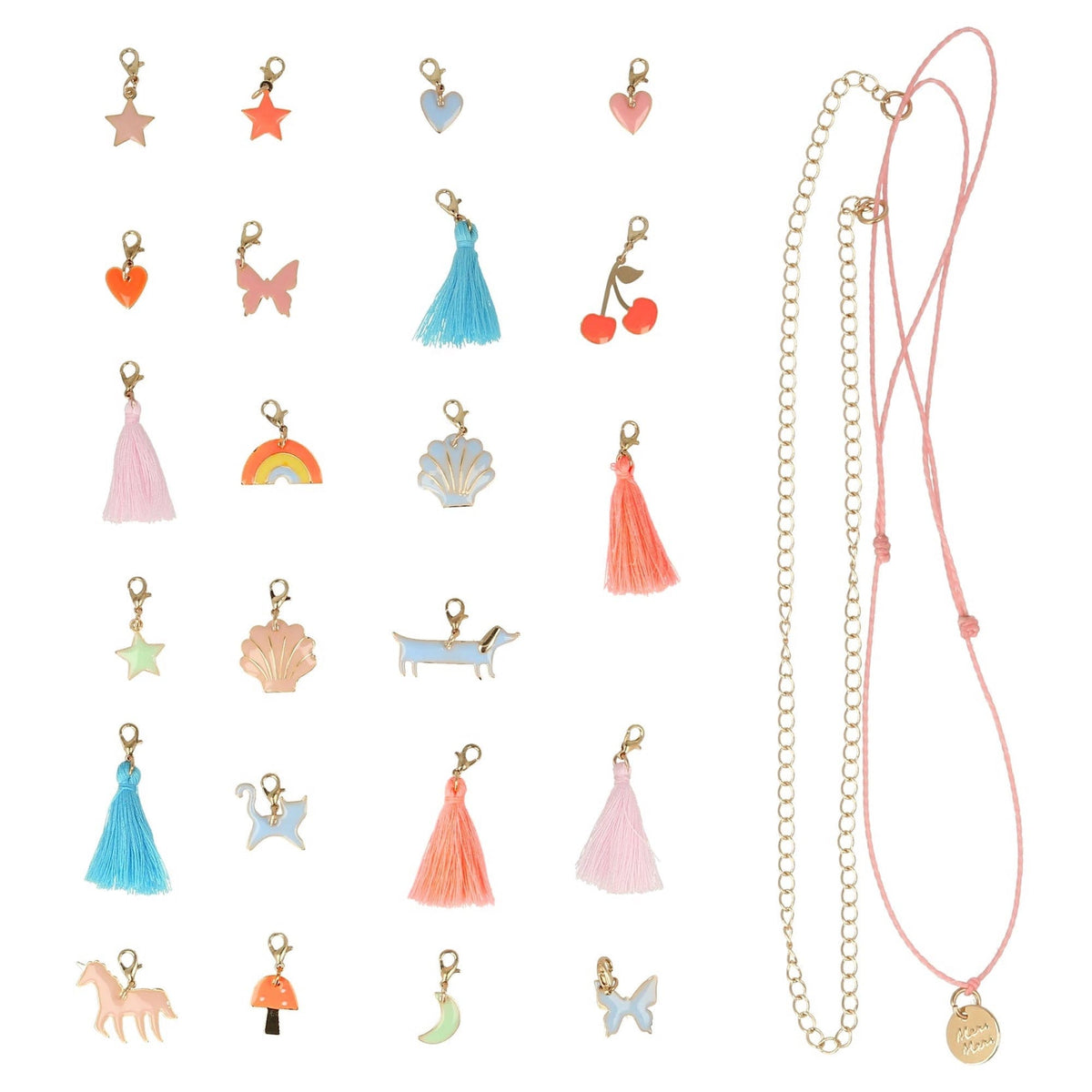 Enamel Charm Necklace Luxury Advent Calendar Suitcase