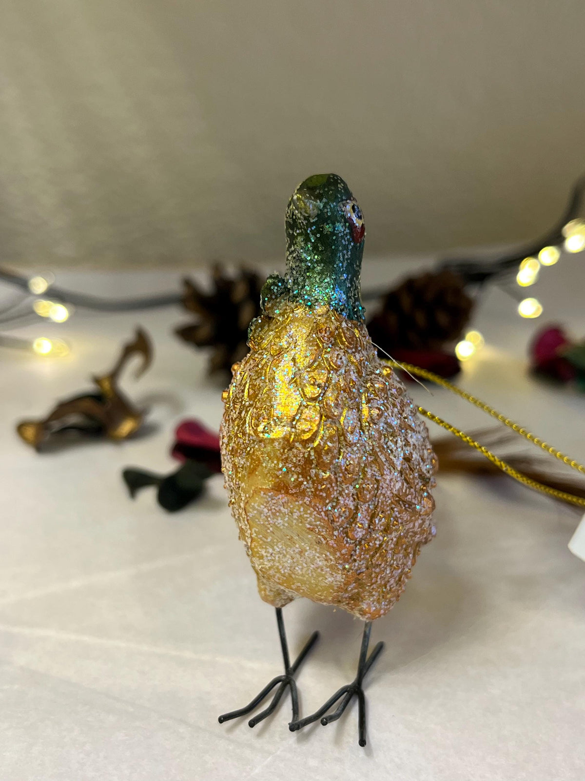 Christmas Pheasant Hanging Tree Decoration