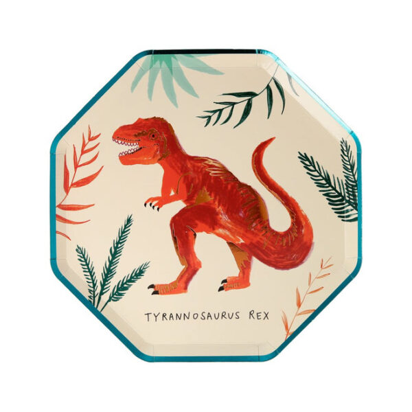 Meri Meri Dinosaur Side Plates