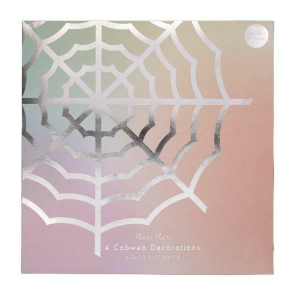 Meri Meri Halloween Cobweb Decorations