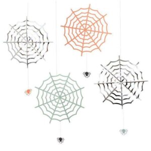 Meri Meri Halloween Cobweb Decorations