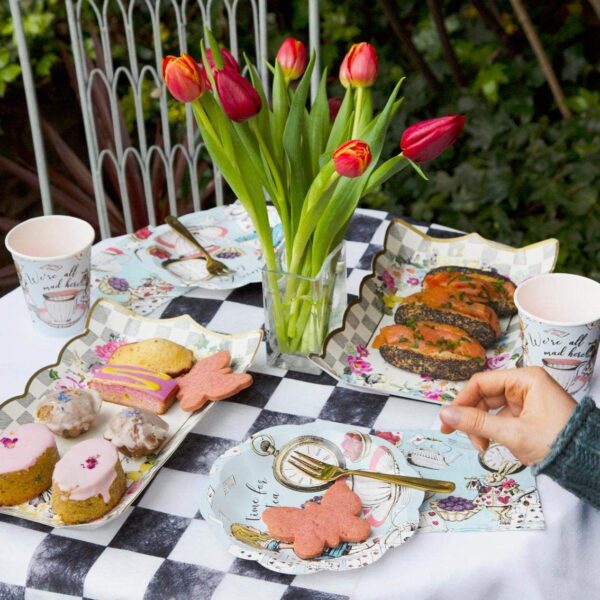 Talking Tables Alice Checked Table Runner