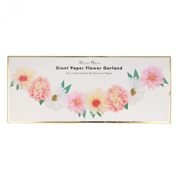 Meri Meri Giant Paper Garland Pink
