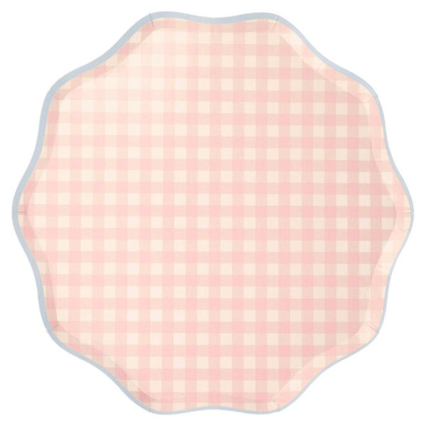 Meri Meri Gingham Dinner Plates