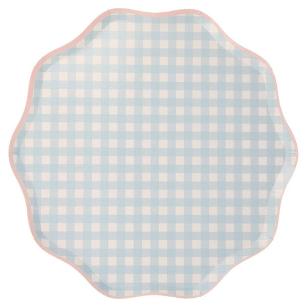Meri Meri Gingham Dinner Plates