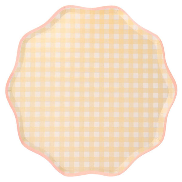 Meri Meri Gingham Dinner Plates