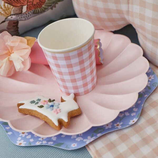 Meri Meri Gingham Cups