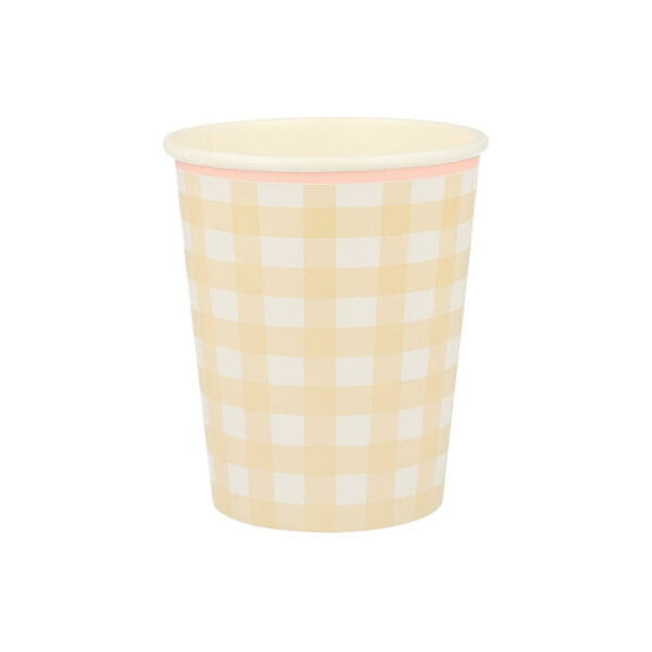 Meri Meri Gingham Cups