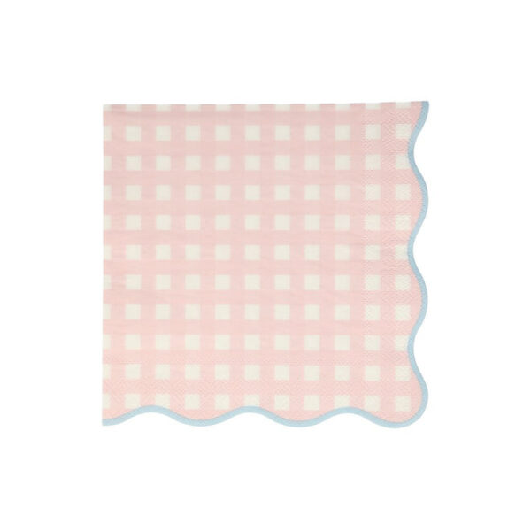 Meri Meri Gingham Large Napkins