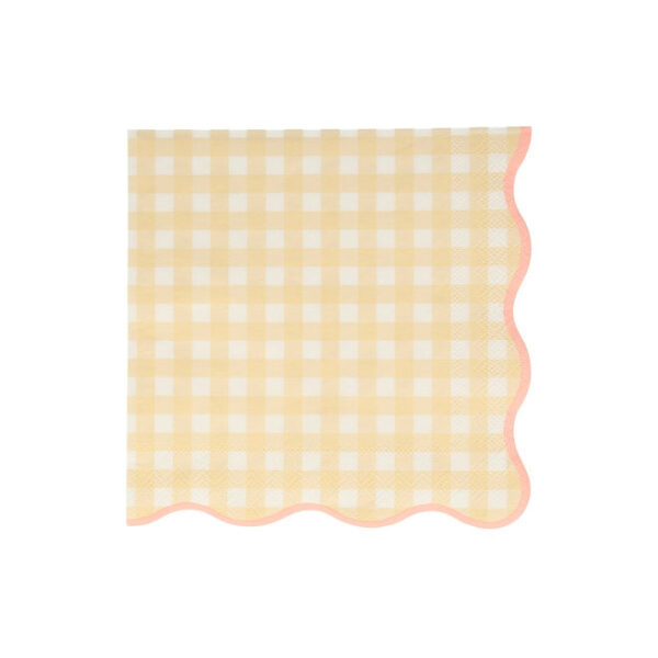 Meri Meri Gingham Large Napkins