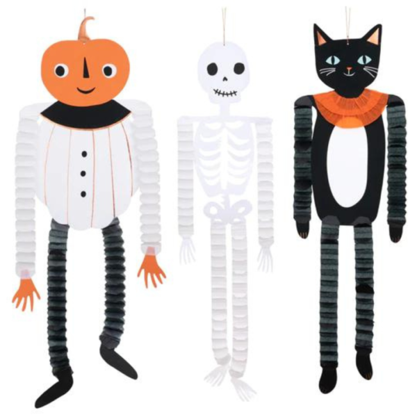 Meri Meri Halloween Hanging Honeycomb Decorations