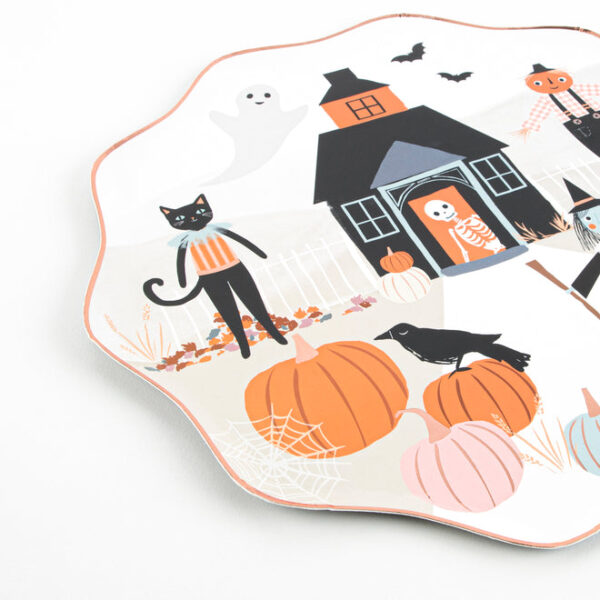 meri meri vintage pumpkin patch plates