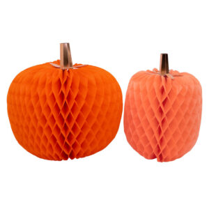 Meri Meri Honeycomb Pumpkin Decorations