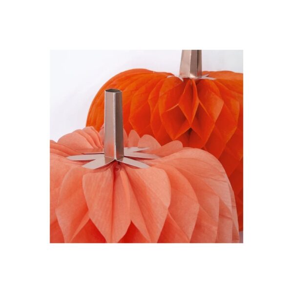 Meri Meri Honeycomb Pumpkin Decorations