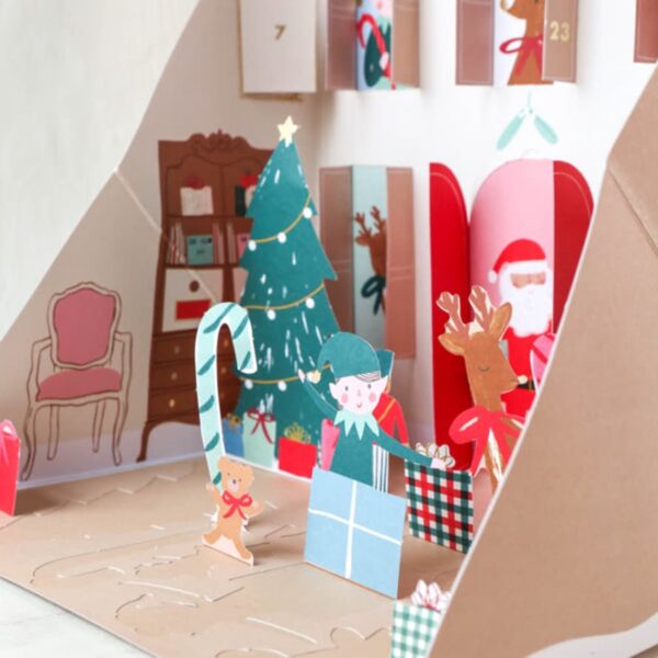 Meri Meri Christmas Pop Up Santa's House Advent Calendar