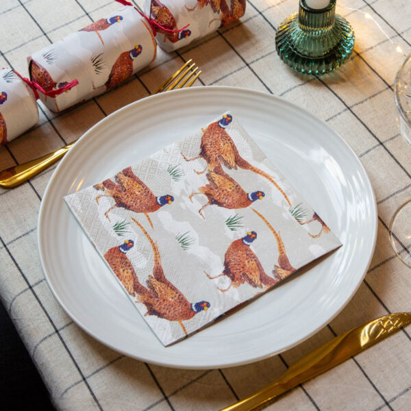 Talking Tables Botanical Pheasant Napkins