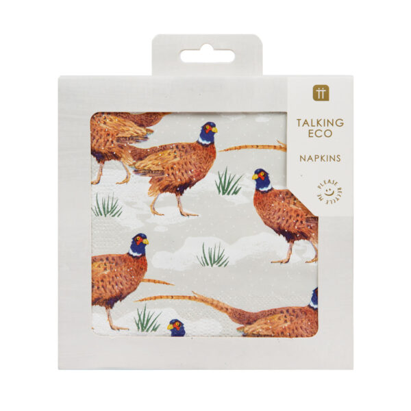 Talking Tables Botanical Pheasant Napkins