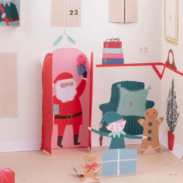 Meri Meri Christmas Pop Up Santa's House Advent Calendar