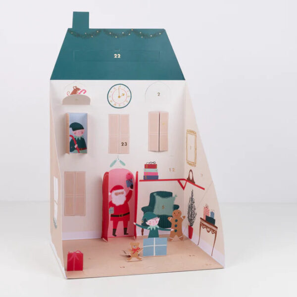 Meri Meri Christmas Pop Up Santa's House Advent Calendar