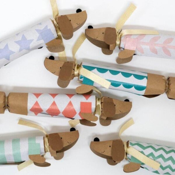 Meri Meri Sausage Dog Christmas Crackers