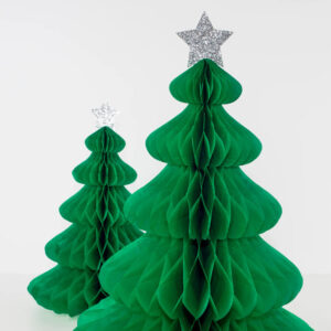 Meri Meri Giant Honeycomb Christmas Tree Decorations