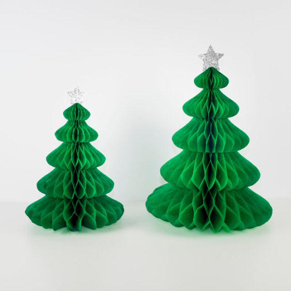 Meri Meri Giant Honeycomb Christmas Tree Decorations