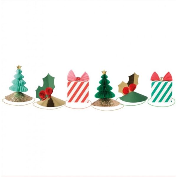 Meri Meri Christmas Mixed Party Hats