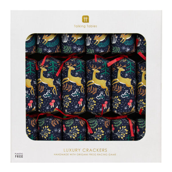 Twilight Deer Luxury Eco Friendly Christmas Crackers
