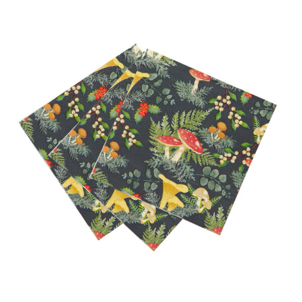 Midnight Forest Plastic Free Paper Napkins - Image 2