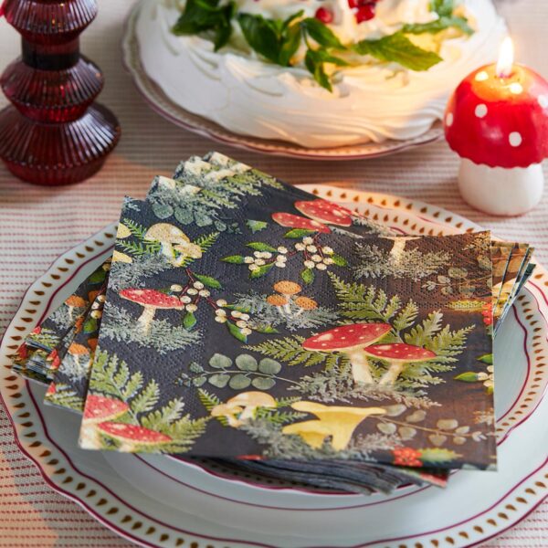 Midnight Forest Plastic Free Paper Napkins - Image 5
