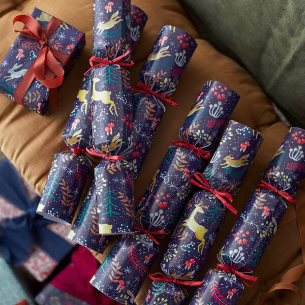 Twilight Deer Luxury Eco Friendly Christmas Crackers - Image 4