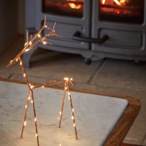 Large Light Up Deer in Copper by Lightstyle of London