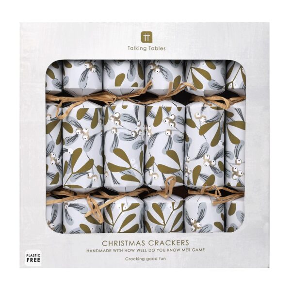 Talking Tables Botanical Mistletoe Crackers